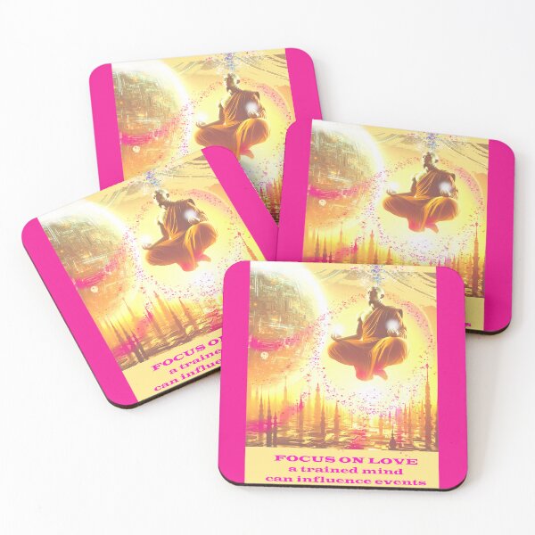 Item preview, Focus on peace, a trained mind can influence events designed and sold by Valérie Ozanon.