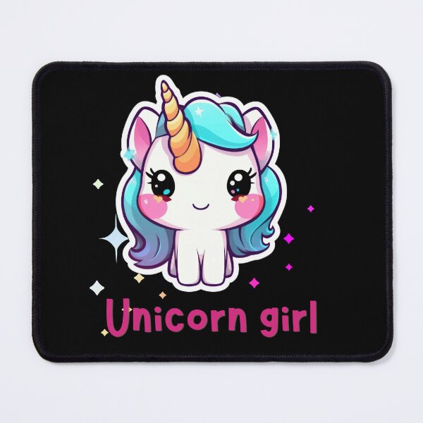 Item preview, Cute Unicorn Girl Classic T-shirt designs, Stickers, Hoodies, Mug designed and sold by Kaidynz.