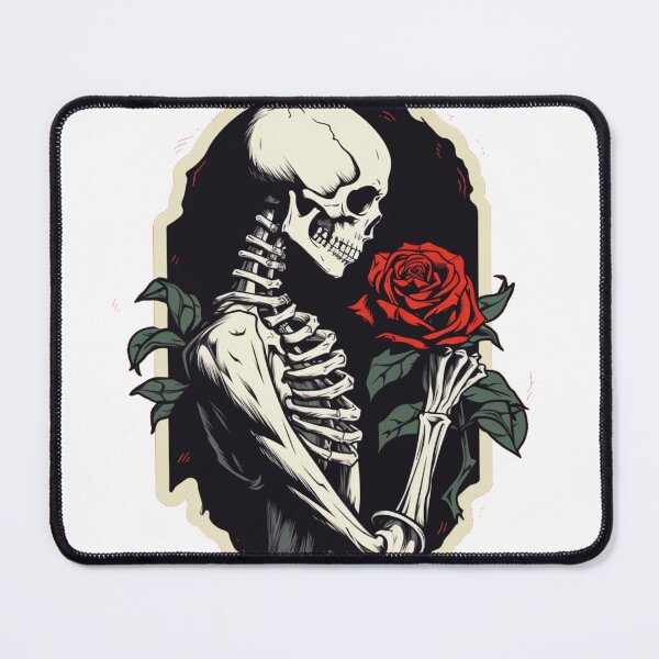Item preview, skull with roses designed and sold by Deadv.