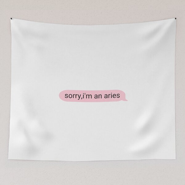 Item preview, sorry, i'm an aries pink text  designed and sold by Mamado-sakou.