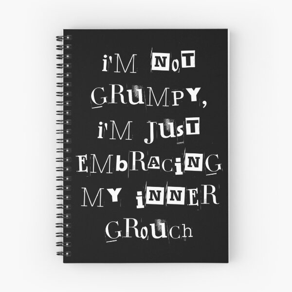 Item preview, im not grumpy im just embracing my inner grouch designed and sold by greenbluearts.