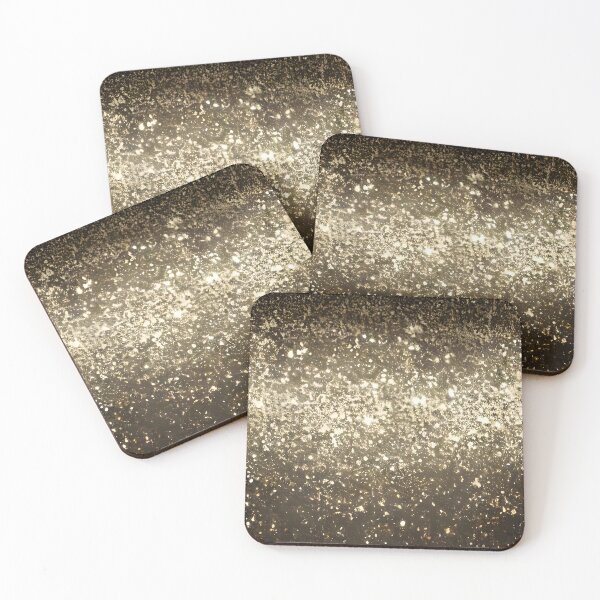 Item preview, Printed image of golden glitter and sequins v4 designed and sold by JaReVa.