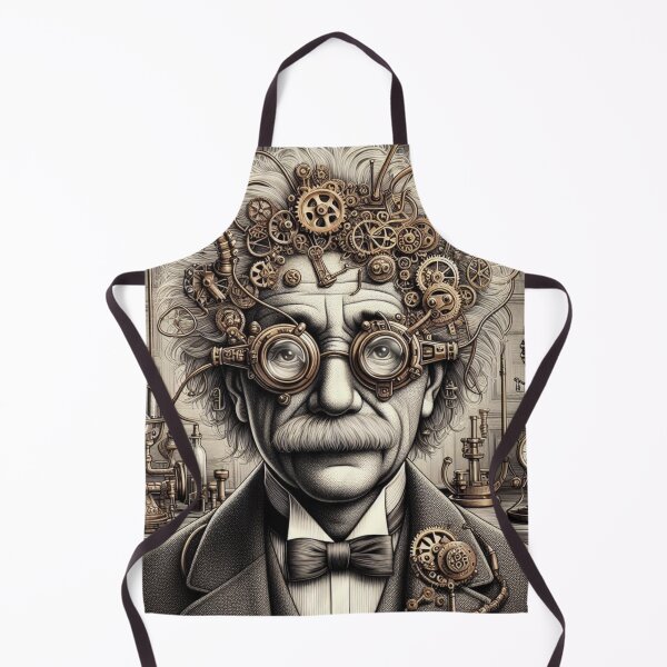 Item preview, Albert Einstein Steampunk designed and sold by sevenmountains.