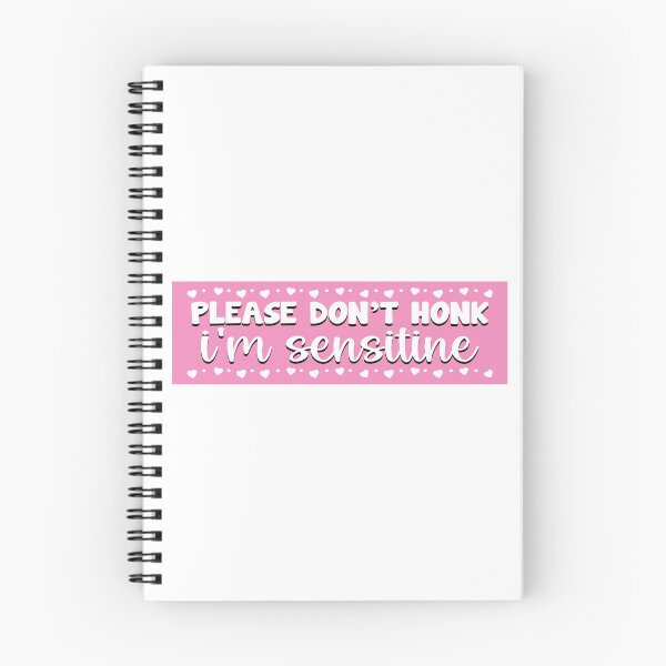 Item preview,  Please Don't Honk I'm Sensitive Funny Bumper designed and sold by fanky-bumper.