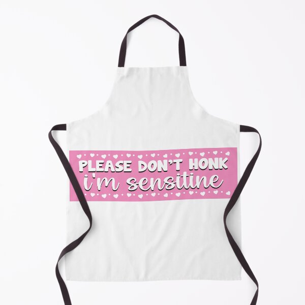 Item preview, Please Don't Honk I'm Sensitive Funny Bumper designed and sold by fanky-bumper.