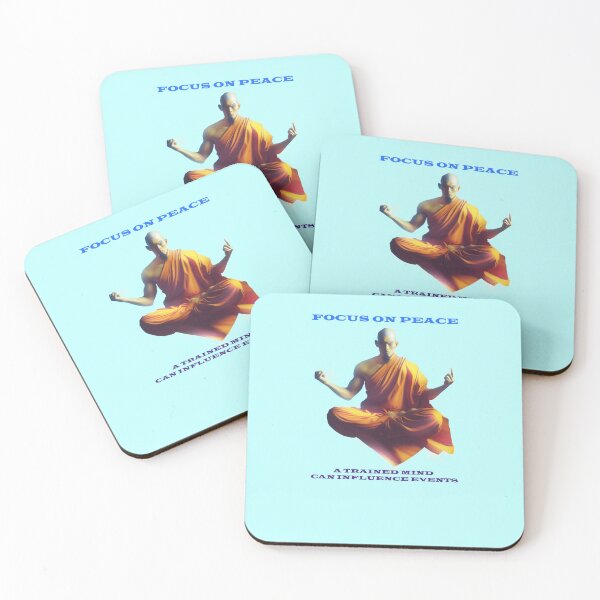 Item preview, Focus on peace, a trained mind can influence events designed and sold by Valérie Ozanon.