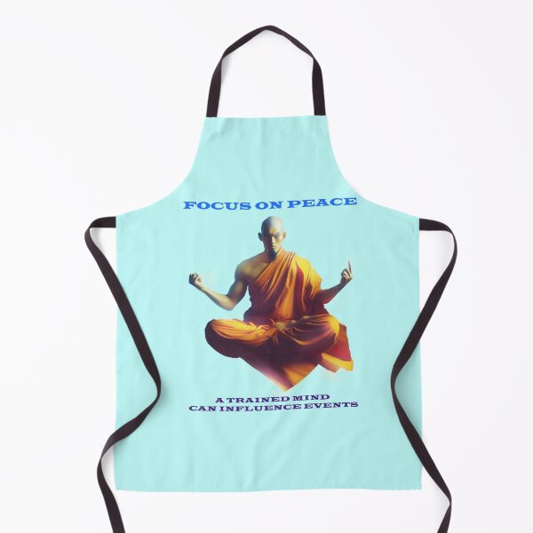Item preview, Focus on peace, a trained mind can influence events designed and sold by Valérie Ozanon.