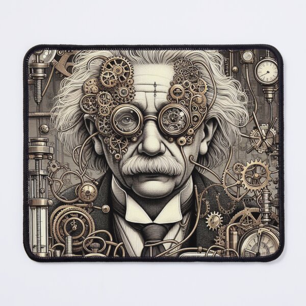 Item preview, Albert Einstein Steampunk  designed and sold by sevenmountains.
