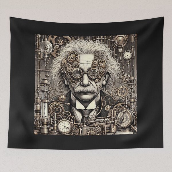 Item preview, Albert Einstein Steampunk  designed and sold by sevenmountains.