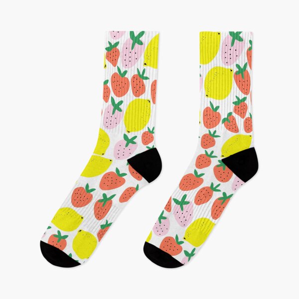 Item preview, Cute Strawberry and Lemon Pattern designed and sold by kapotka.
