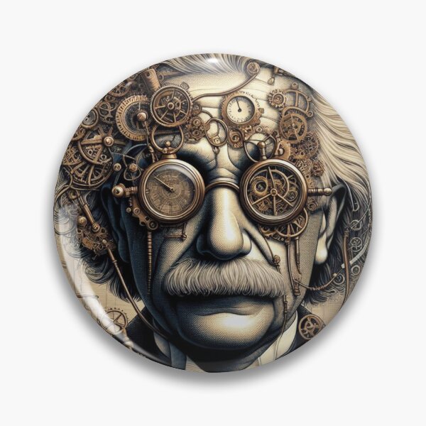 Item preview, Albert Einstein Steampunk  designed and sold by sevenmountains.