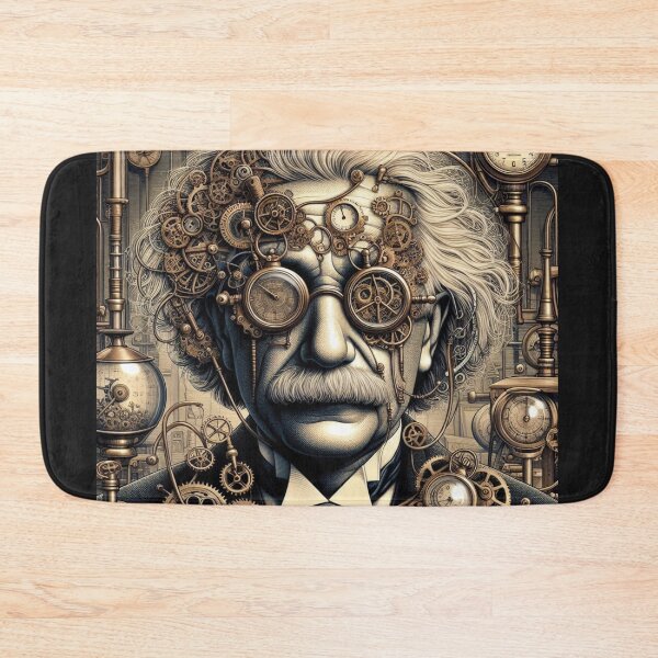 Item preview, Albert Einstein Steampunk  designed and sold by sevenmountains.
