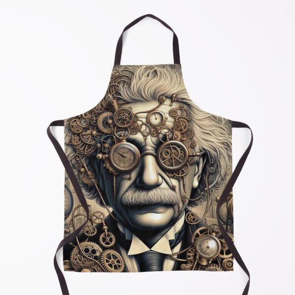 Item preview, Albert Einstein Steampunk designed and sold by sevenmountains.