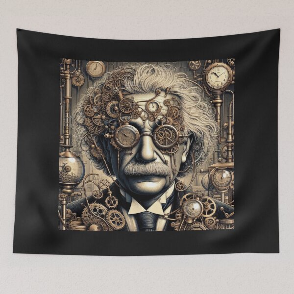 Item preview, Albert Einstein Steampunk  designed and sold by sevenmountains.