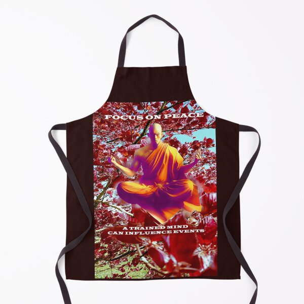Item preview, Focus on peace, a trained mind can influence events designed and sold by Valérie Ozanon.