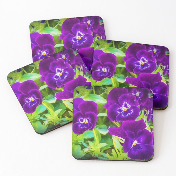Item preview, Pretty Purple Pansies designed and sold by Viv Thompson Photography .