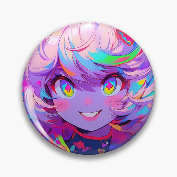 Artikelvorschau, Sprudelndes, farbenfrohes, fröhliches Anime-Mädchen entworfen und verkauft von bubblegoth.