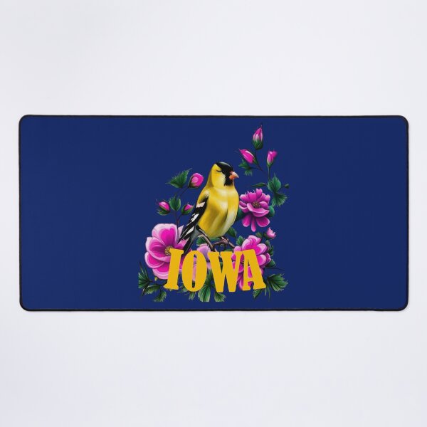 Item preview, Goldfinch Surrounded By Pink Wild Roses Iowa designed and sold by taiche.