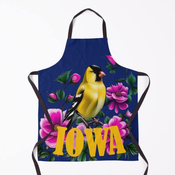 Item preview, Goldfinch Surrounded By Pink Wild Roses Iowa designed and sold by taiche.