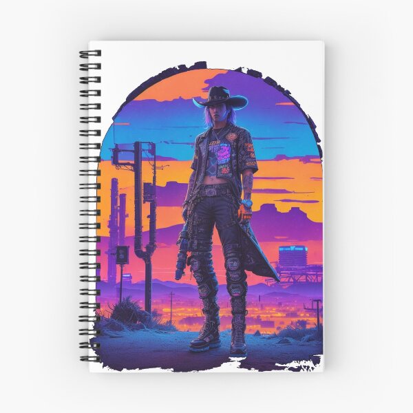 Item preview, Cyberpunk Galactic Cowboy designed and sold by TondoMeander.