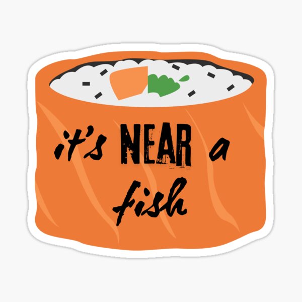 Item preview, "It's near a fish" quote art - Lando Norris designed and sold by RacePace16.