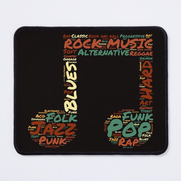 Item preview, Rock Music Genres designed and sold by Dominic-Design.