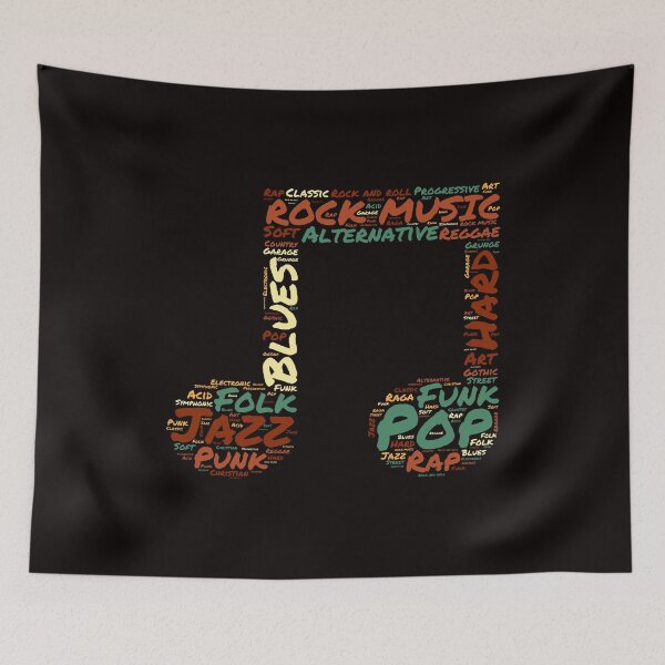 Item preview, Rock Music Genres designed and sold by Dominic-Design.