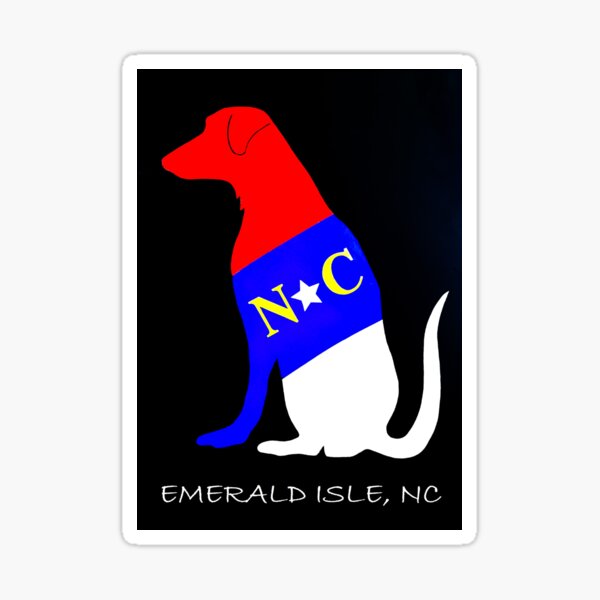 NC DOG (Emerald Isle, NC) Sticker