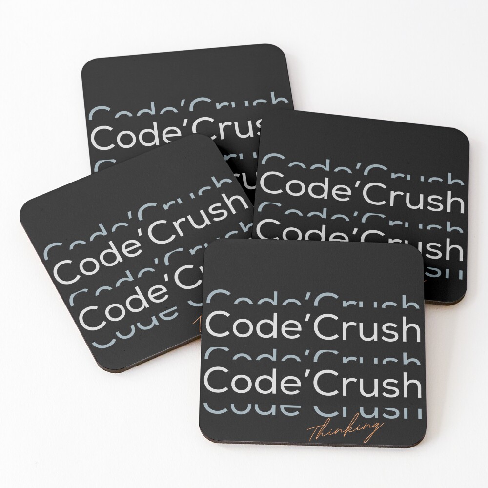 Item preview, Coasters (Set of 4) designed and sold by CodeCrush.