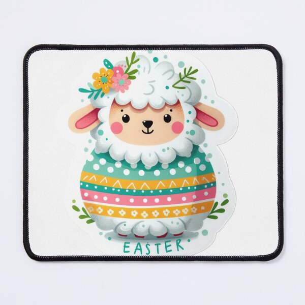 Item preview, lamb Easter cute sticker designed and sold by Expressions-Sel.