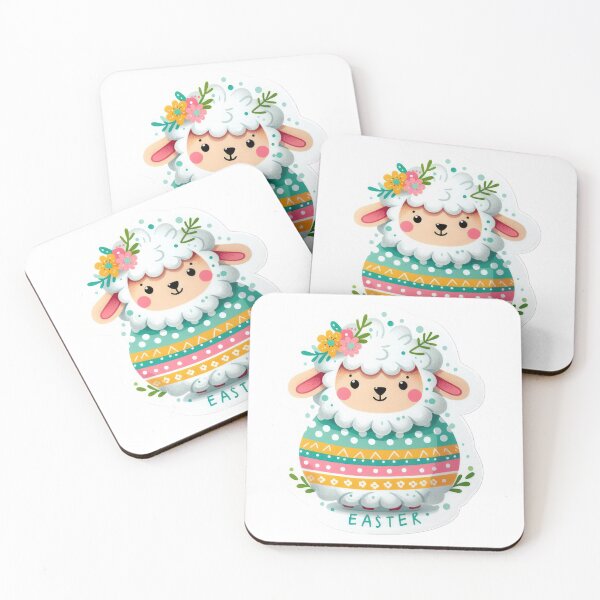 Item preview, lamb Easter cute sticker designed and sold by Expressions-Sel.