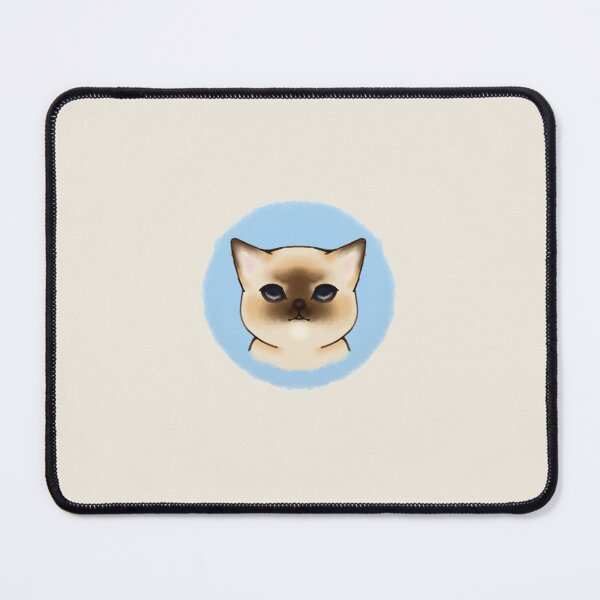 Item preview, Siamese cat with dark blue eyes designed and sold by Illustra-Artium.