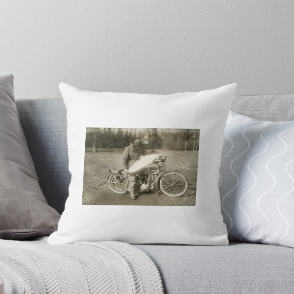Item preview, OLD SCHOOL GPS !!!  Man on a motorcycle looking at a map designed and sold by davidbjones254.
