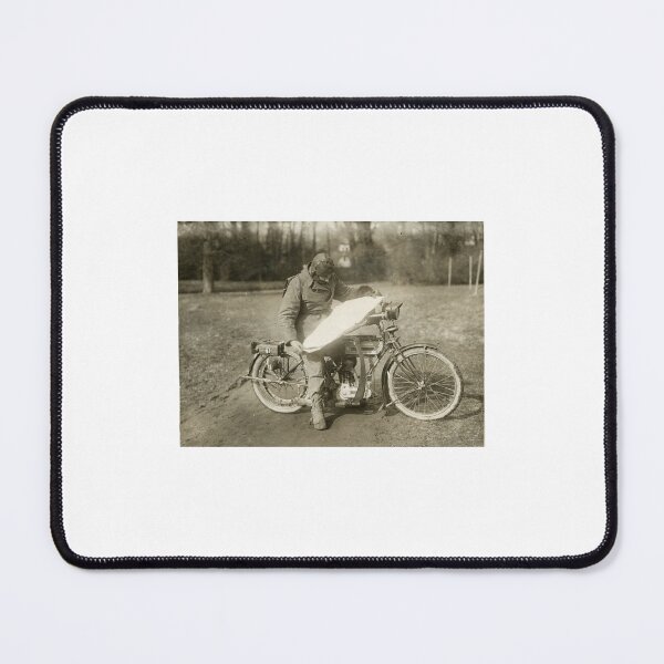 Item preview, OLD SCHOOL GPS !!!  Man on a motorcycle looking at a map designed and sold by davidbjones254.