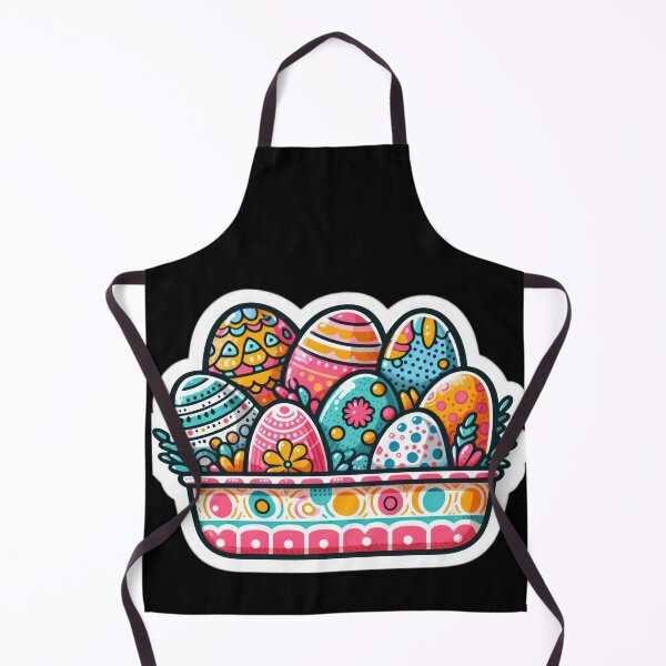 Item preview, plate of Easter eggs Easter cute sticker designed and sold by Expressions-Sel.