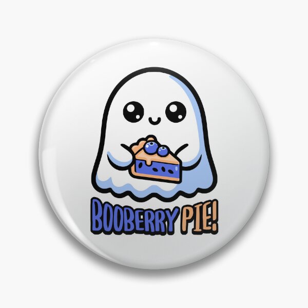 Item preview, Booberry Pie! Cute Blueberry Pie Ghost Pun designed and sold by PMCreative.