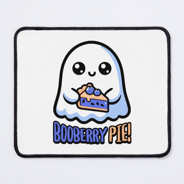 Item preview, Booberry Pie! Cute Blueberry Pie Ghost Pun designed and sold by PMCreative.