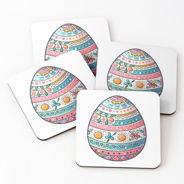 Item preview, colorful easter egg Easter cute sticker designed and sold by Expressions-Sel.