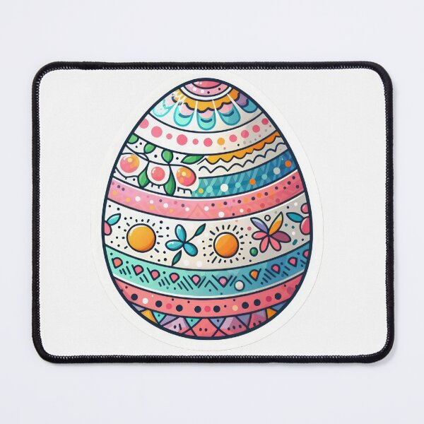 Item preview, colorful easter egg Easter cute sticker designed and sold by Expressions-Sel.