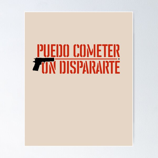 Item preview, Puedo cometer un dispararte designed and sold by BasicBarcelona.
