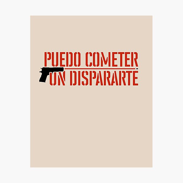 Item preview, Puedo cometer un dispararte designed and sold by BasicBarcelona.