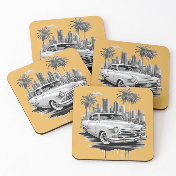 Artikelvorschau, Oldtimer Auto Fashion Künstlerisch Gebäude Großstadt entworfen und verkauft von redask2me.