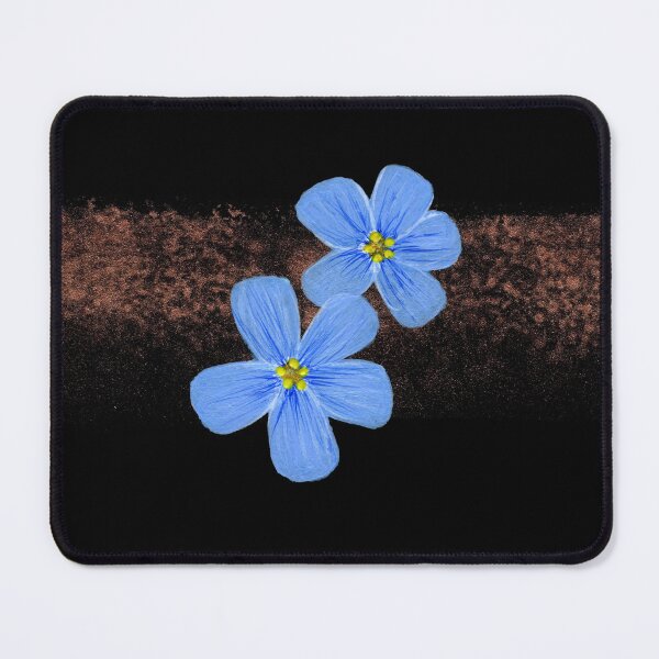 Item preview, Flax flower painting designed and sold by TielArt.