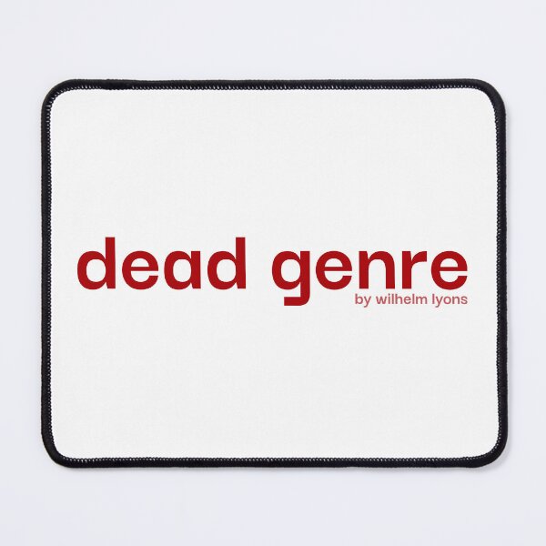 Item preview, Vaporwave Is Dead Genre - Dark Red designed and sold by MusicArtAndGrind.