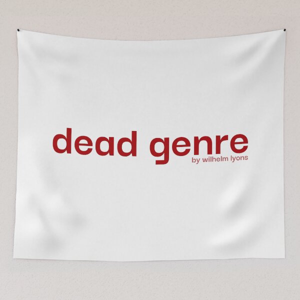 Item preview, Vaporwave Is Dead Genre - Dark Red designed and sold by MusicArtAndGrind.