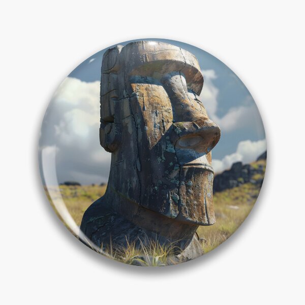 Item preview, Moai on Rapa Nui (Easter Island) designed and sold by kizenya.