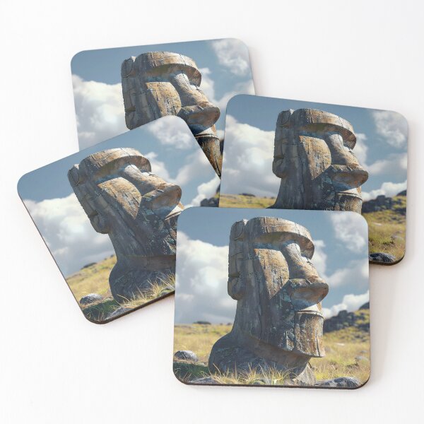 Item preview, Moai on Rapa Nui (Easter Island) designed and sold by kizenya.