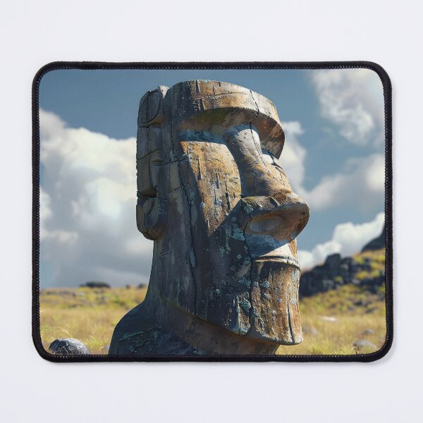 Item preview, Moai on Rapa Nui (Easter Island) designed and sold by kizenya.