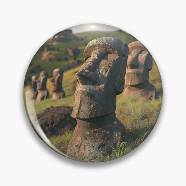 Item preview, Moai on Rapa Nui (Easter Island) #2 designed and sold by kizenya.