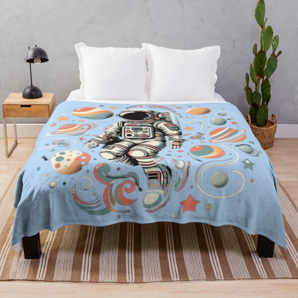 Item preview, Retro Astronaut in Space - Cosmic Adventures designed and sold by karina360.